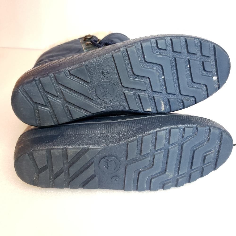Sorel Blue Mucker Fur Lined Rain Boots View 5